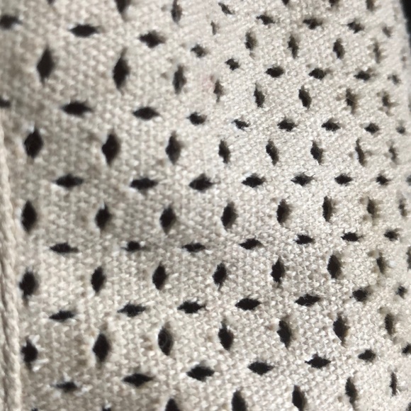 LIKE NEW Summer Wedges in Natural Stone Color - Picture 8 of 16